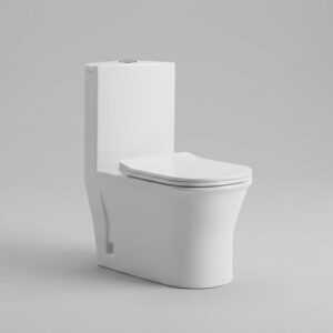 One Piece WC Commode 1021 | Modern Ceramic Toilet | YUBATH Pakistan