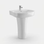 wash basin with pedestal 2027 white ceramic bathroom design
