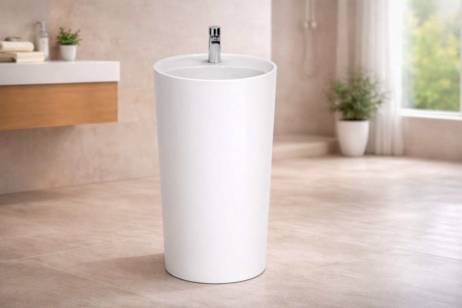 one piece wash basin 2136 by yubath pakistan