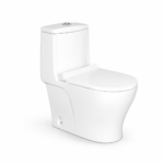 YUBATH white one piece WC commode 1003 for modern bathroom