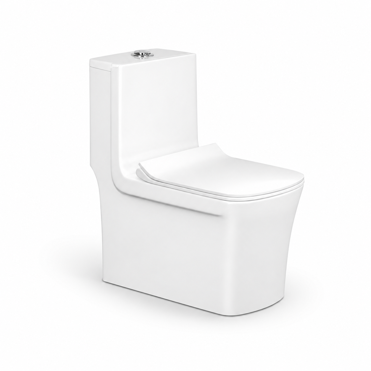 YUBATH One Piece WC Commode 1026 YUBATH white one piece WC commode 1026 for modern bathroom