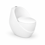 YUBATH white one piece WC commode 1032 for modern bathroom
