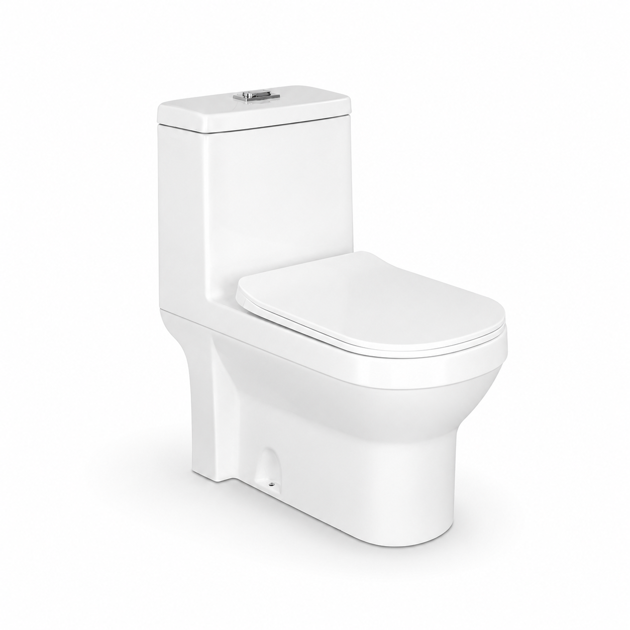 YUBATH One Piece WC Commode 1022 YUBATH white one piece WC commode 1022 for modern bathroom