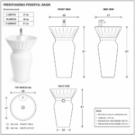 YUBATH modern wash basin and bathroom product display