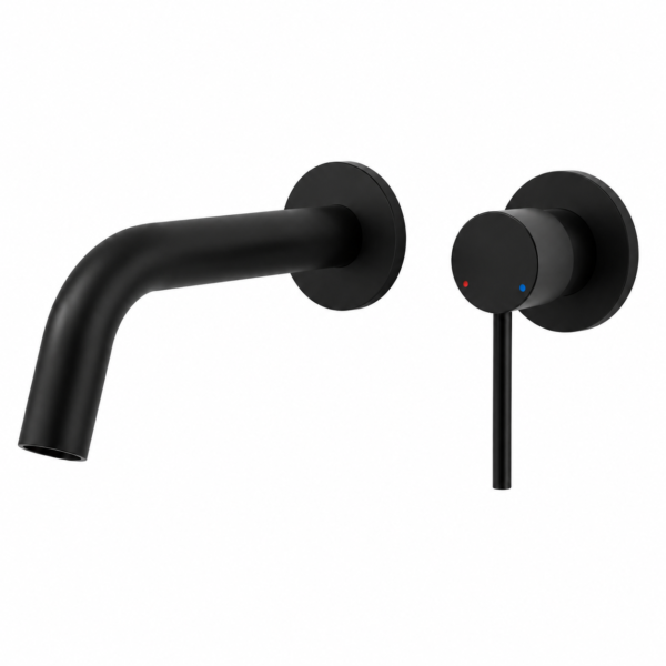 matt black concealed basin mixer Yubath Pakistan