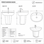 YUBATH modern wash basin and bathroom product display