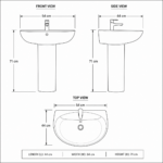 YUBATH sanitary ware showroom display for modern bathroom