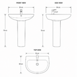 YUBATH sanitary ware showroom display for modern bathroom