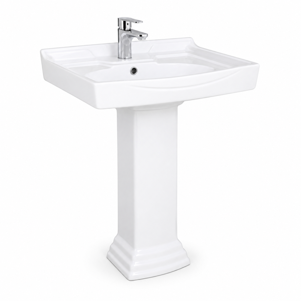 YUBATH modern wash basin and bathroom product display