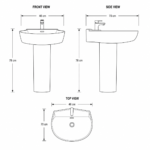 YUBATH sanitary ware showroom display for modern bathroom