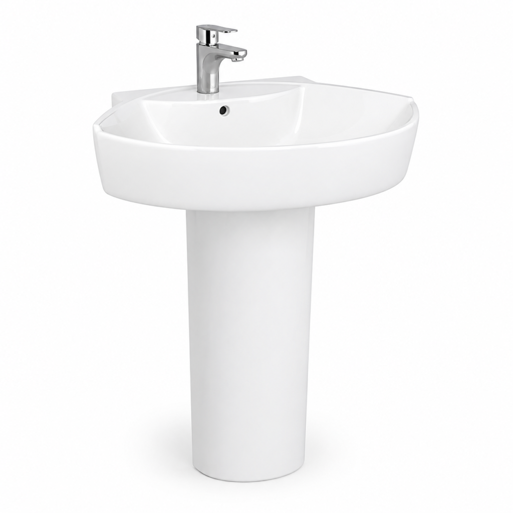 YUBATH modern wash basin and bathroom product display