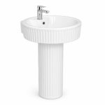 YUBATH modern wash basin and bathroom product display