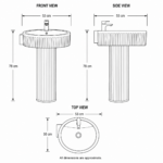 YUBATH sanitary ware showroom display for modern bathroom