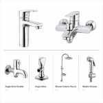 YUBATH sanitary ware showroom display for modern bathroom