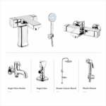 YUBATH sanitary ware showroom display for modern bathroom
