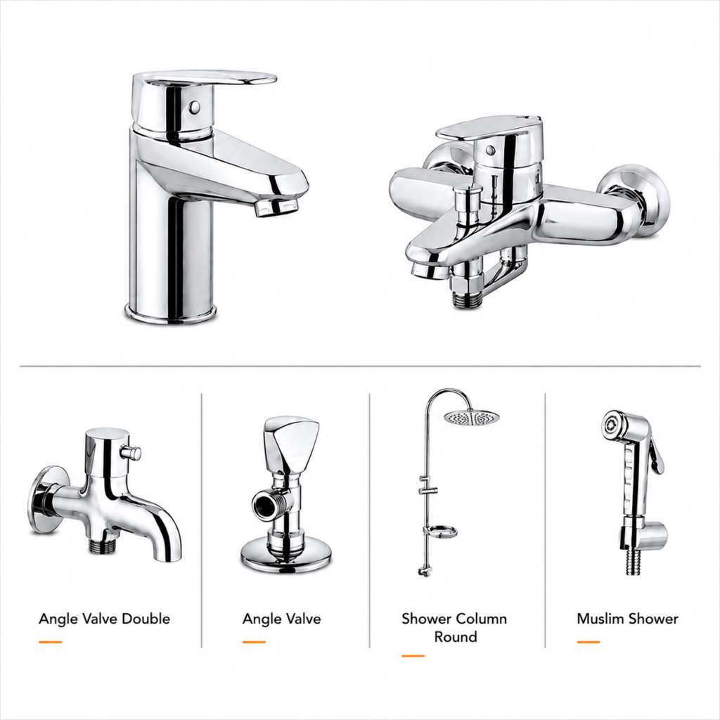 YUBATH ceramic bathroom fixtures lifestyle display