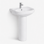 Wash Basin with Pedestal 2013 white ceramic bathroom design