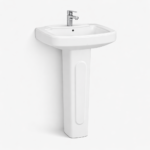 Wash Basin with Pedestal 2011 white ceramic bathroom design