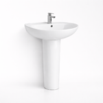 wash basin with pedestal 2010 white ceramic bathroom design