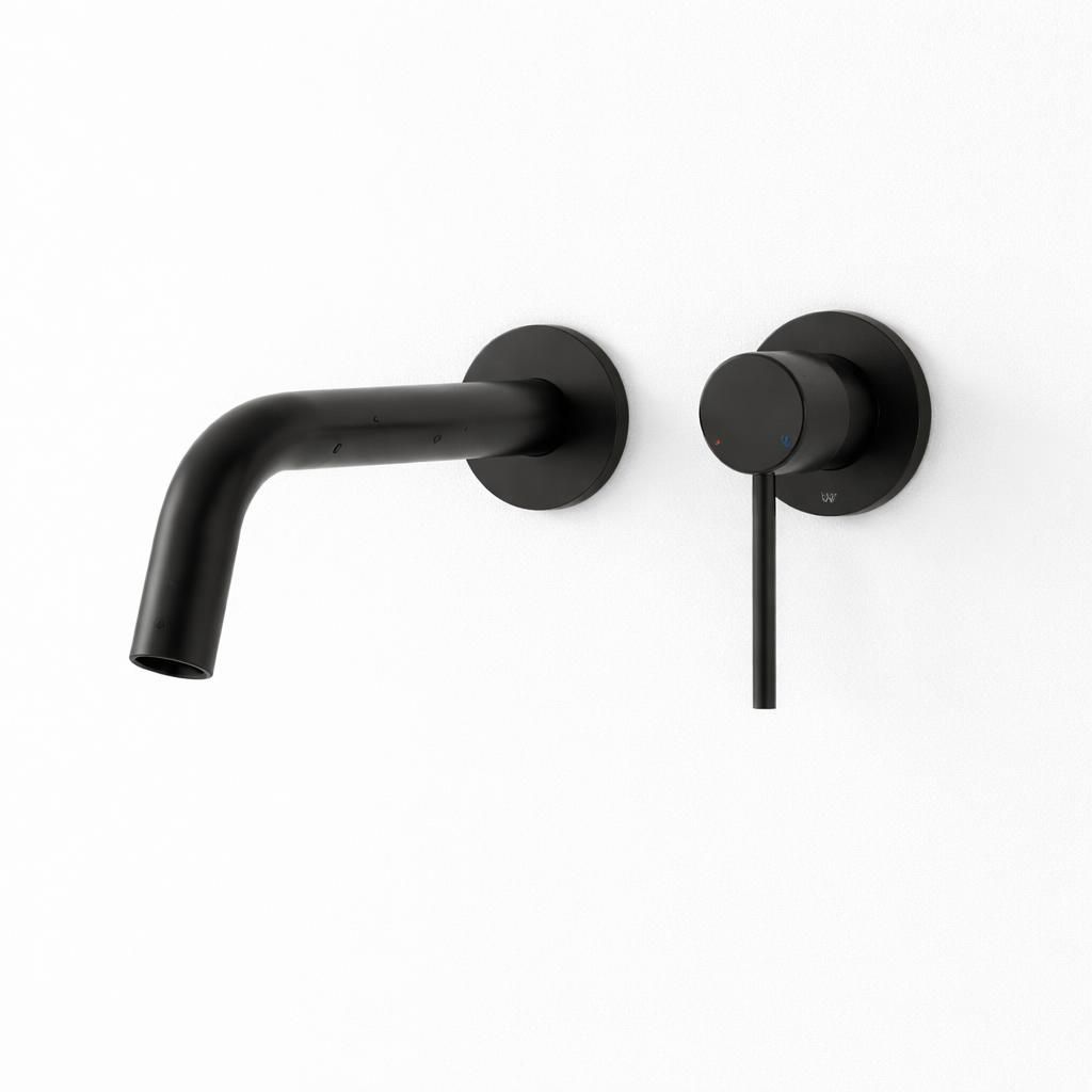 Concealed Basin Mixer Tap Pakistan black wall mounted YUBATH