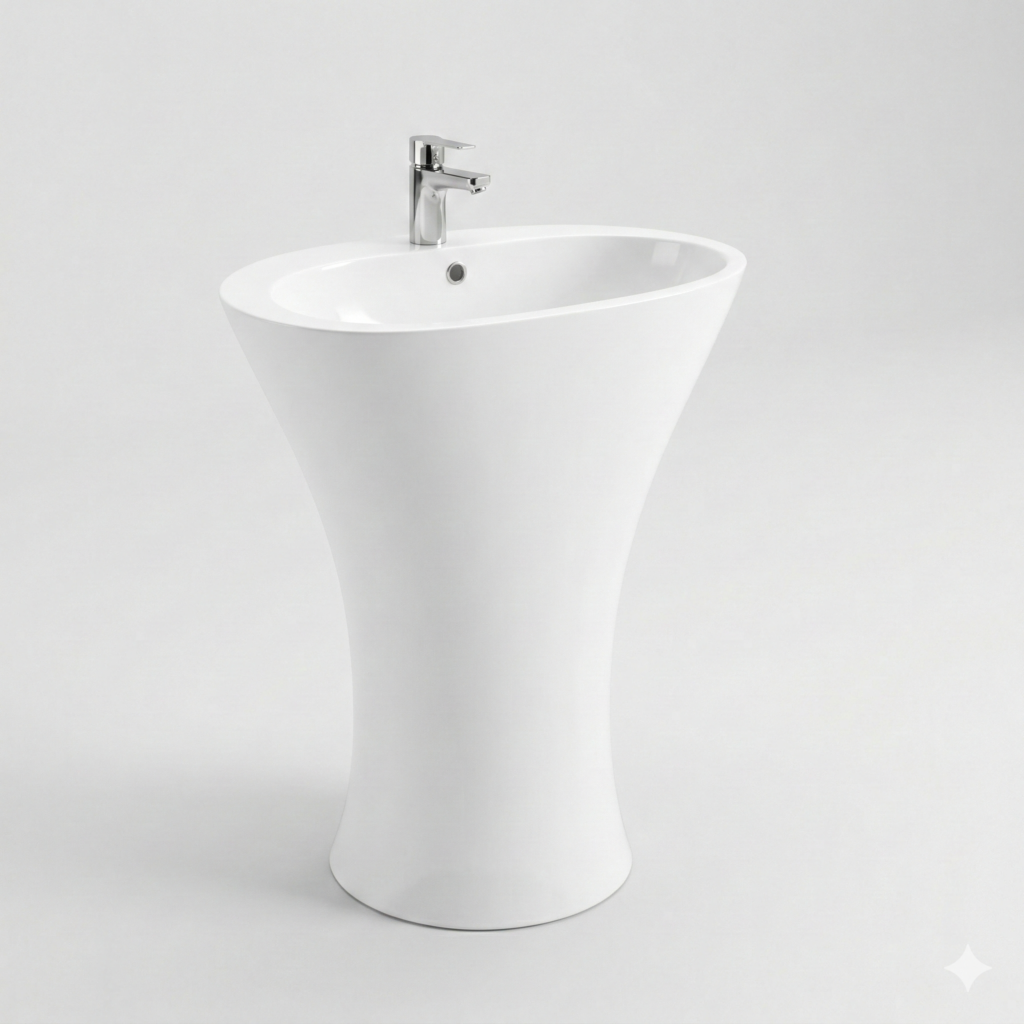 one piece wash basin 2132 by yubath pakistan
