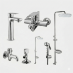 Luxury Chrome Bathroom Fittings Set Pakistan NEXTA Design by YUBATH