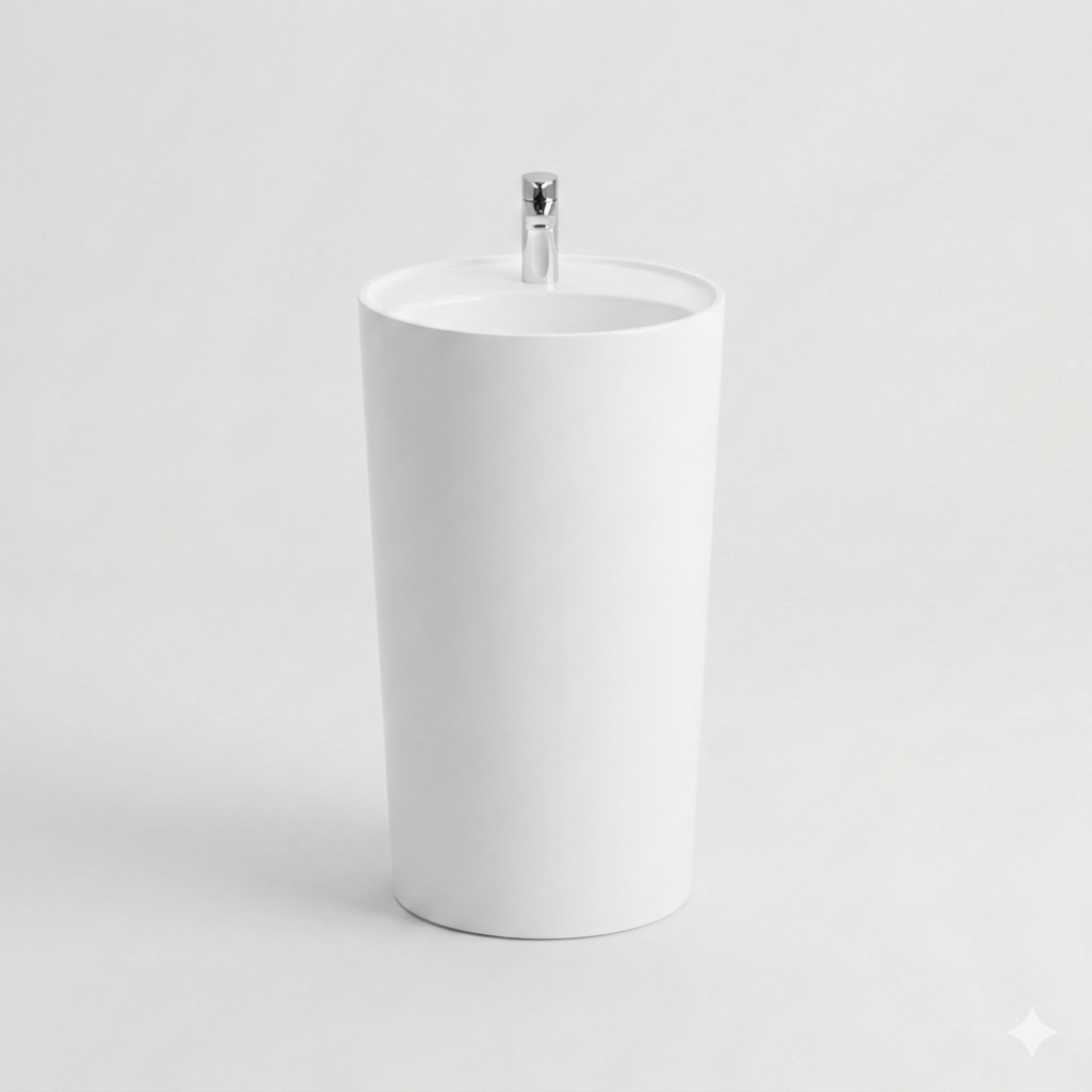 one piece wash basin 2136 by yubath pakistan