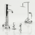 Luxury Chrome Bathroom Fittings Set Pakistan European Design by YUBATH