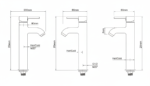 EURO Tall Chrome Basin Mixer Tap Pakistan | Premium Single Lever Faucet by YUBATH - Image 2