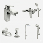 Luxury Chrome Bathroom Fittings Set Pakistan MIAMI Design by YUBATH