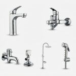 Luxury Chrome Bathroom Fittings Set Pakistan SCALA Design by YUBATH