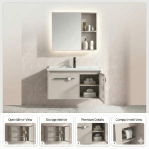 Aluminum Bathroom Vanity Set YT18 in Pakistan by YUBATH