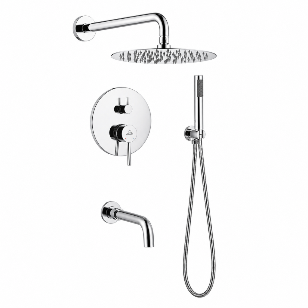 concealed shower set with rain shower Yubath Pakistan