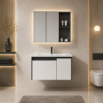 YUBATH sanitary ware showroom display for modern bathroom