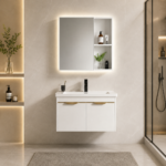 YUBATH modern wash basin and bathroom product display