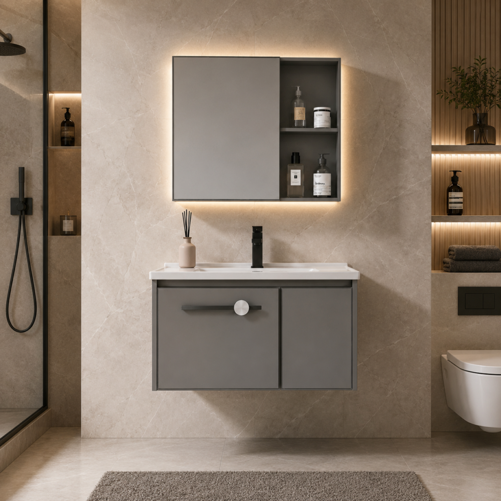 YUBATH sanitary ware showroom display for modern bathroom