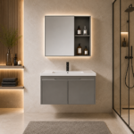 YUBATH modern wash basin and bathroom product display