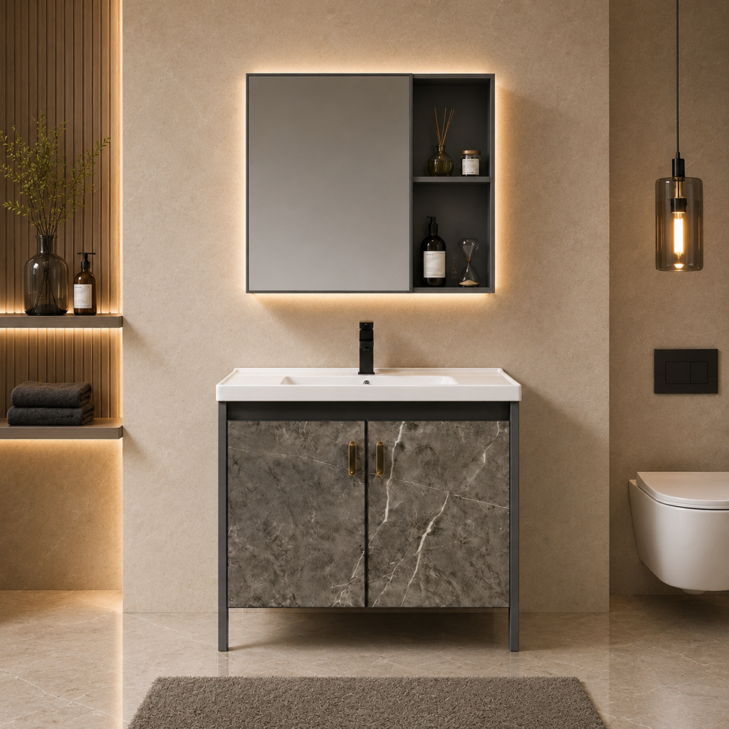 YUBATH ceramic bathroom fixtures lifestyle display