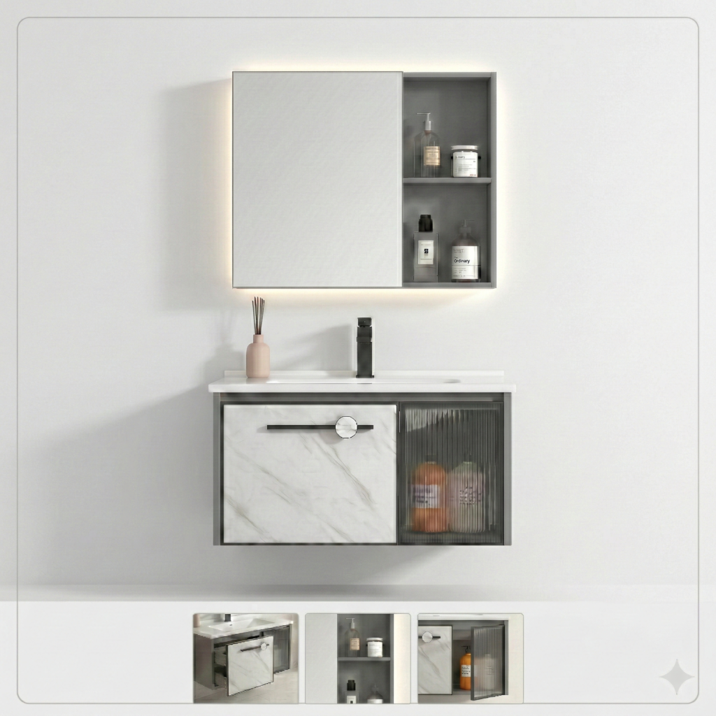 Aluminum Bathroom Vanity Set YT14 in Pakistan by YUBATH