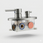 Imported Concealed Shower Set Round | Luxury Designs by YUBATH - Image 2