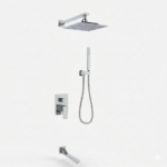 Imported Concealed Shower Set Round by YUBATH