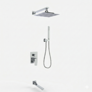 Imported Concealed Shower Set Round by YUBATH