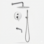 Imported Concealed Shower Set Square by YUBATH