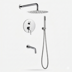 Imported Concealed Shower Set Square by YUBATH