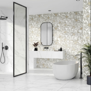 Luxury floral wall tiles in Pakistan by YUBATH
