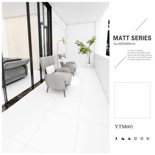 YUBATH floor and wall tile 601 for modern interior