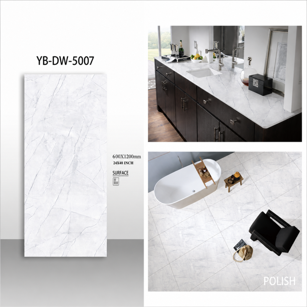 Luxury floor and wall tiles Pakistan YB-DW-5007 premium YUBATH design