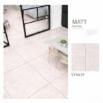 Matt indoor floor tiles Pakistan YTM-619 YUBATH design