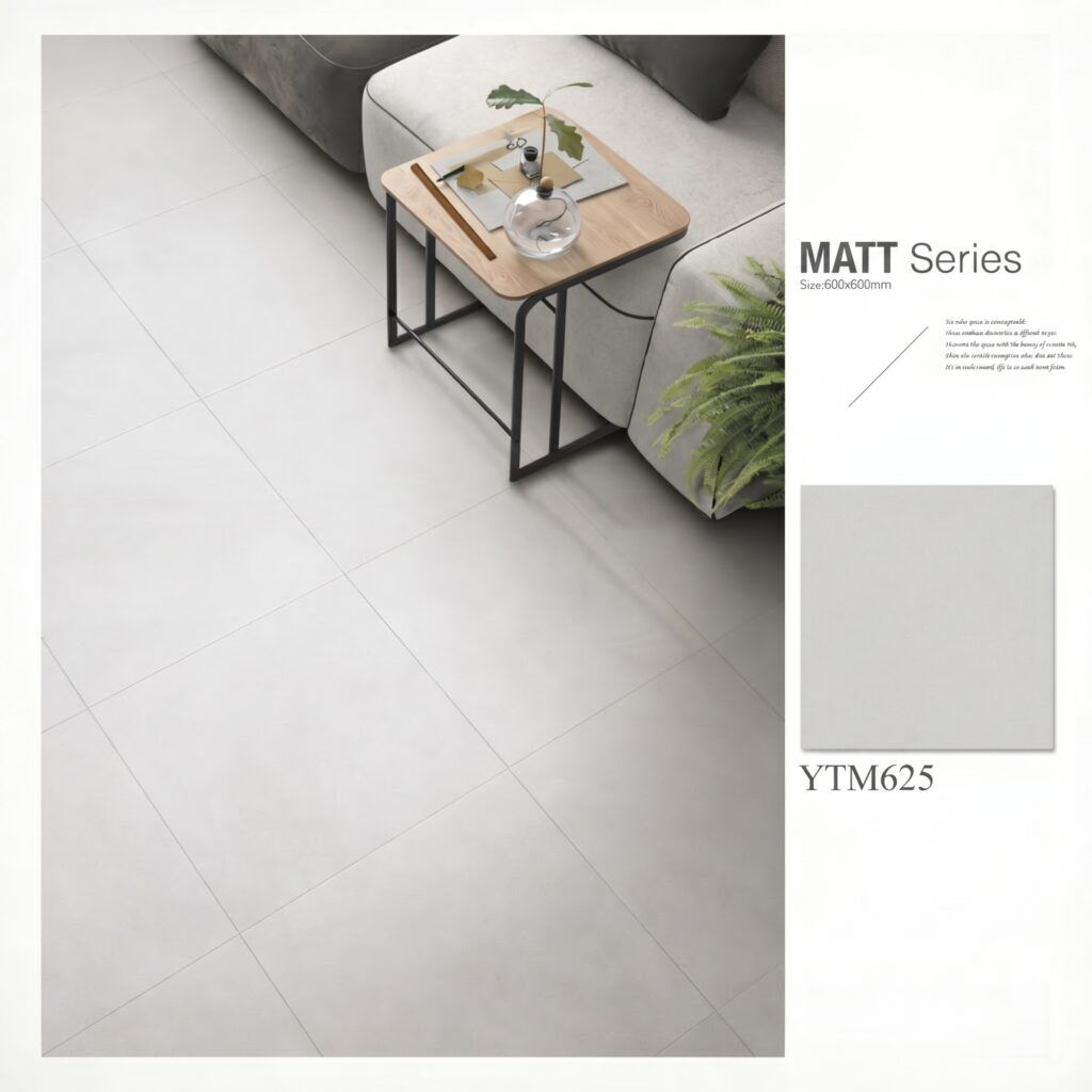 Matt indoor floor tiles Pakistan YTM-625 YUBATH design