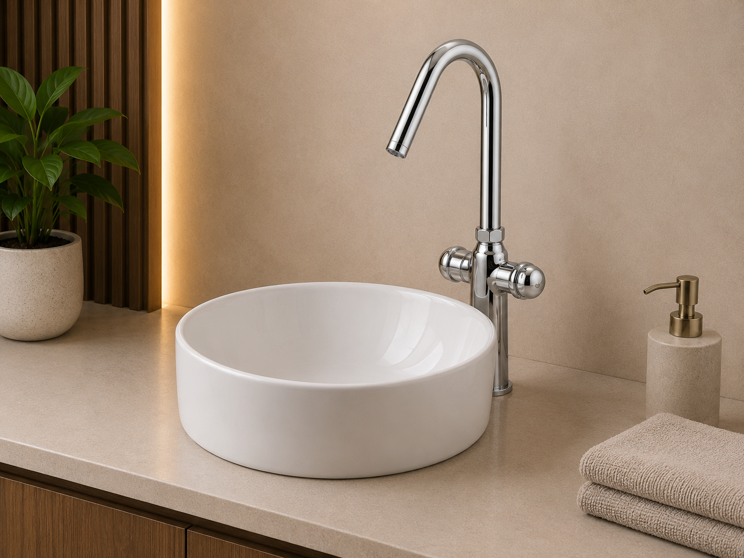YUBATH ceramic bathroom fixtures lifestyle display